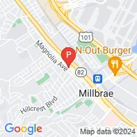 View Map of 101 Taylor Boulevard,Millbrae,CA,94030